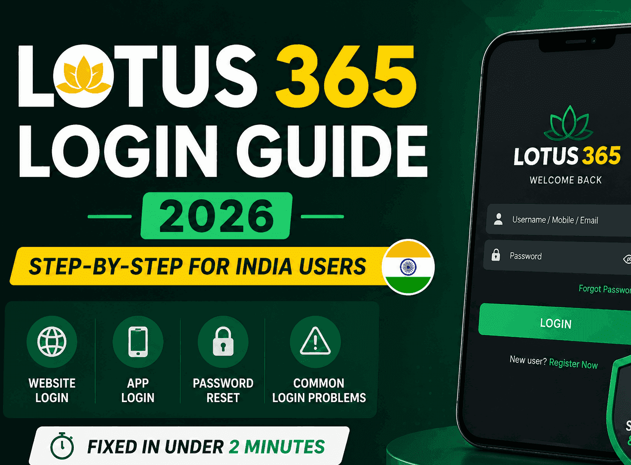 Lotus 365 Login Guide 2026: Step-by-Step India Users