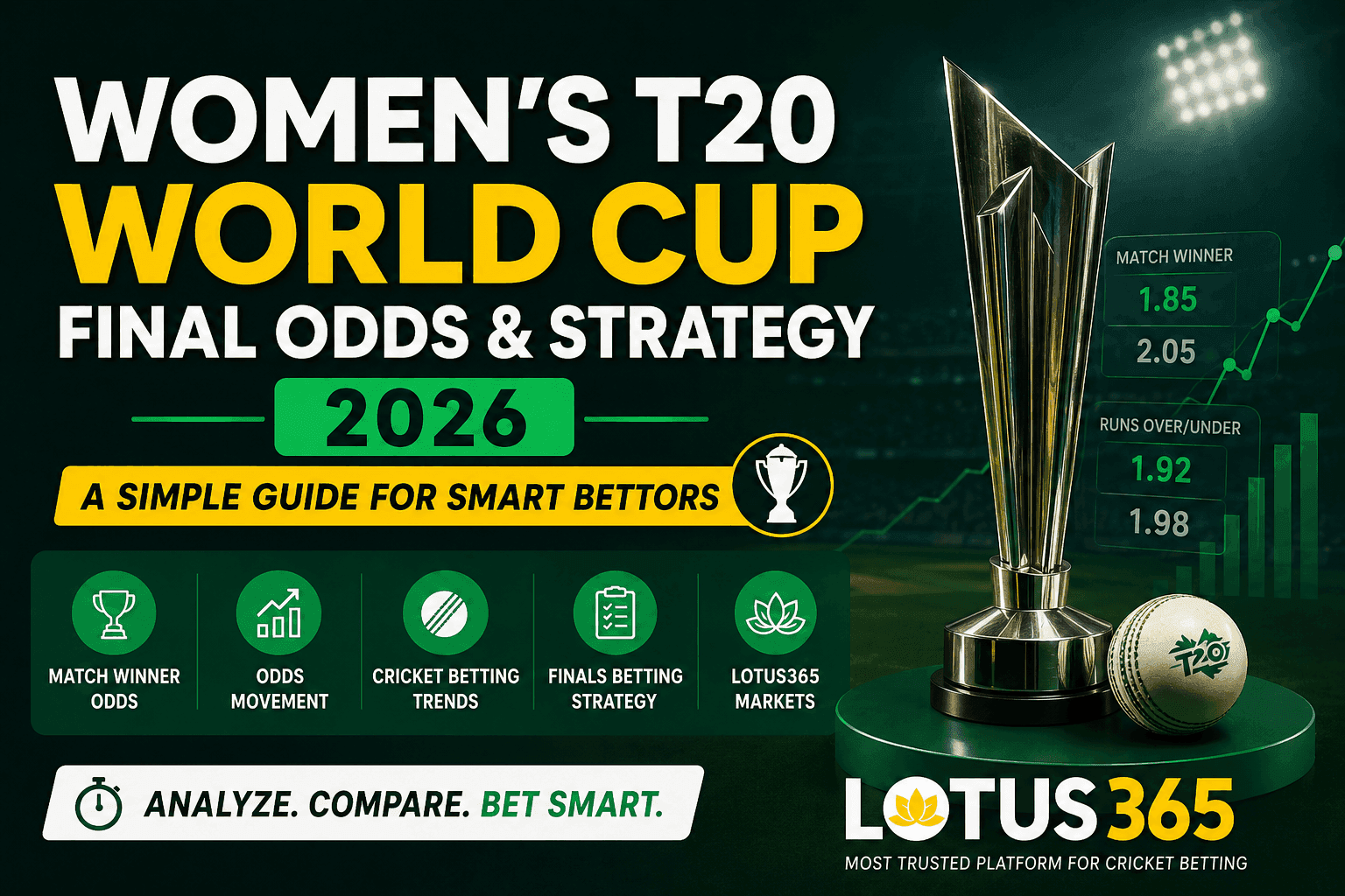 Women's T20 World Cup Final Odds & Strategy