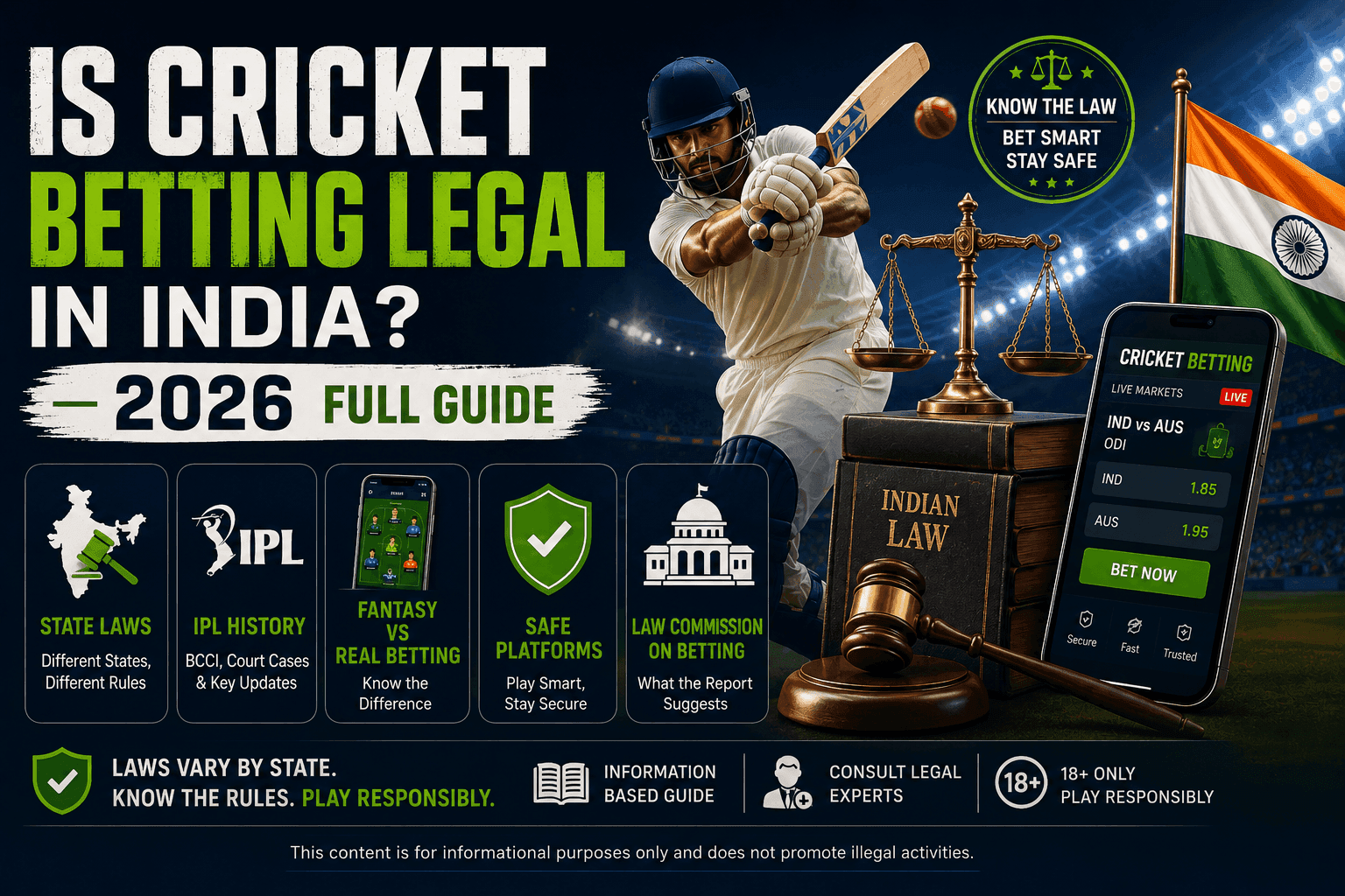 Is Cricket Betting Legal in India? 2026 Full Guide